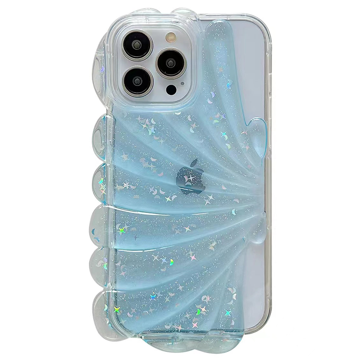 Pro iPhone 14 Pro Epoxy Personalizované TPU pouzdro na mobilní telefon Sea Shell Glitter Star Design Cover Pro iPhone 14 Pro Epoxy Personalizované TPU pouzdro na mobilní telefon Sea Shell Glitter Star Design Cover